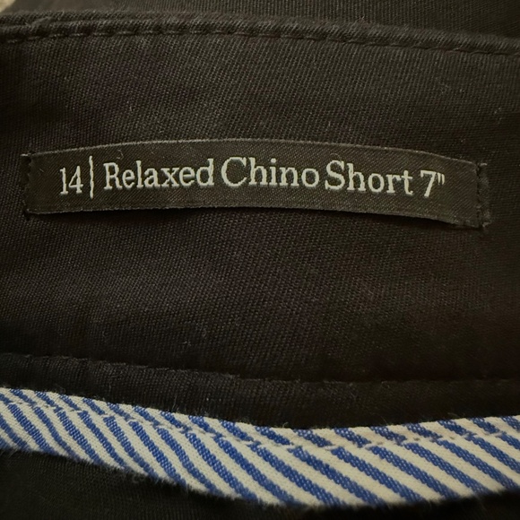 Talbots Relaxed Chino Short 7” Inseam Size 14 Black New Without Tag Never Worn - Picture 4 of 5